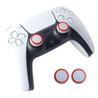 PS5 Thumbgrips wit rood